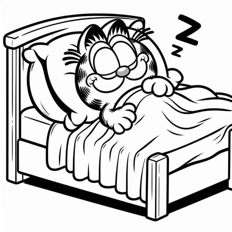 Garfield Ausmalbilder 771