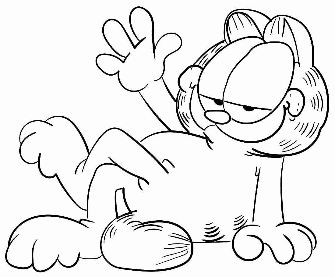 Garfield Ausmalbilder 869