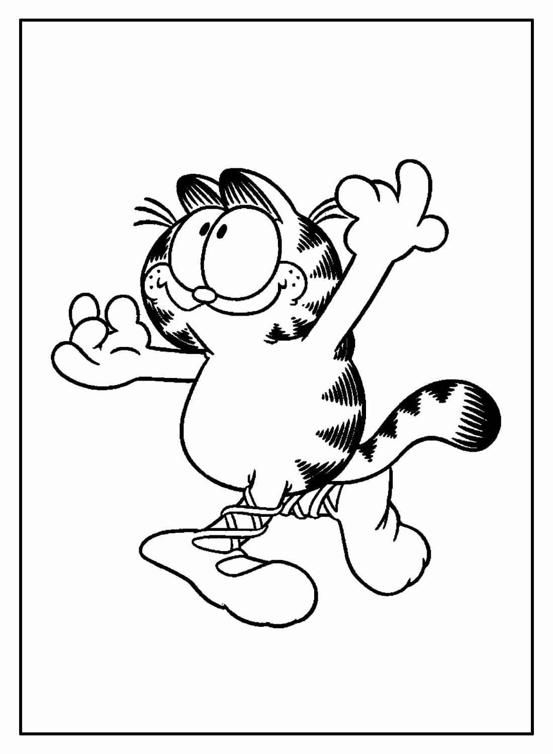 Garfield Ausmalbilder 896