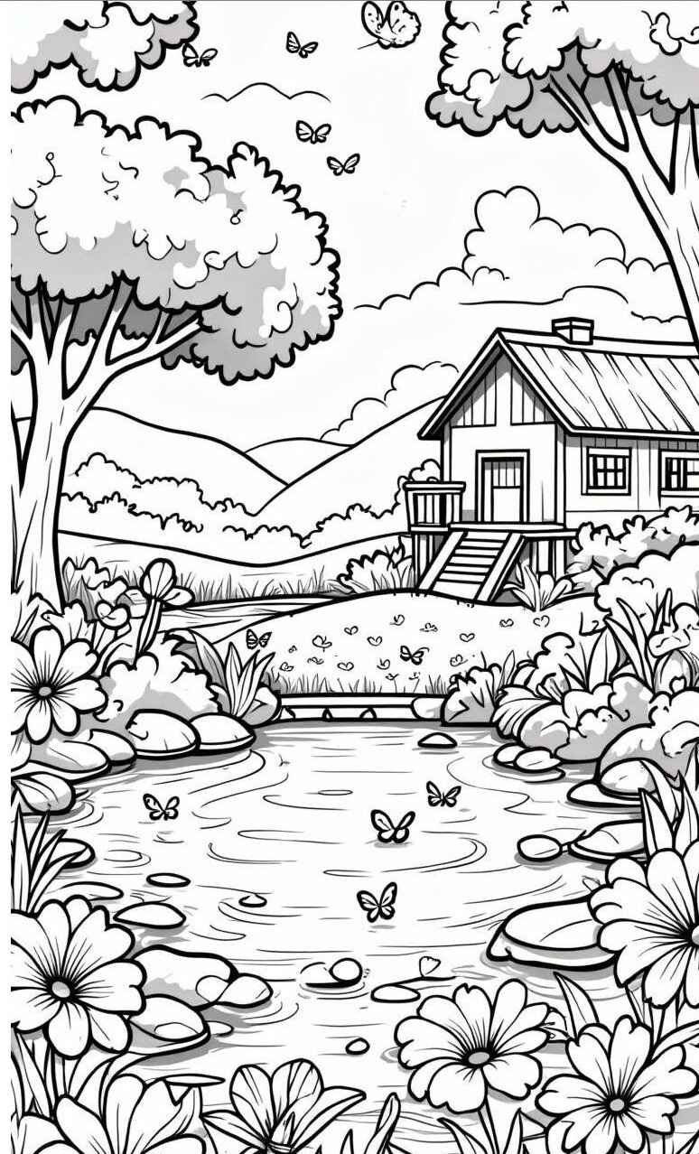 Garten Ausmalbilder 434