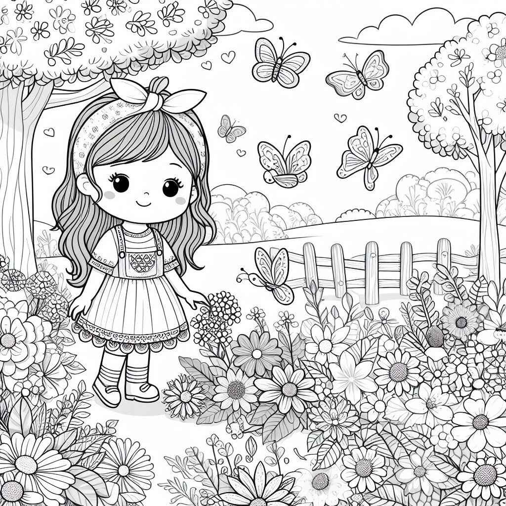 Garten Ausmalbilder 683