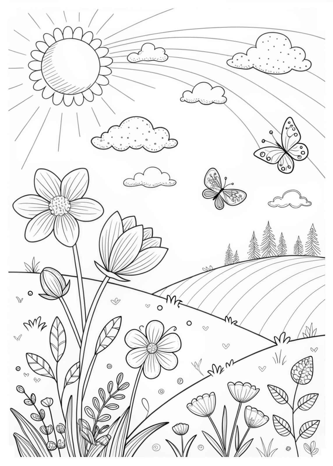 Garten Ausmalbilder 685