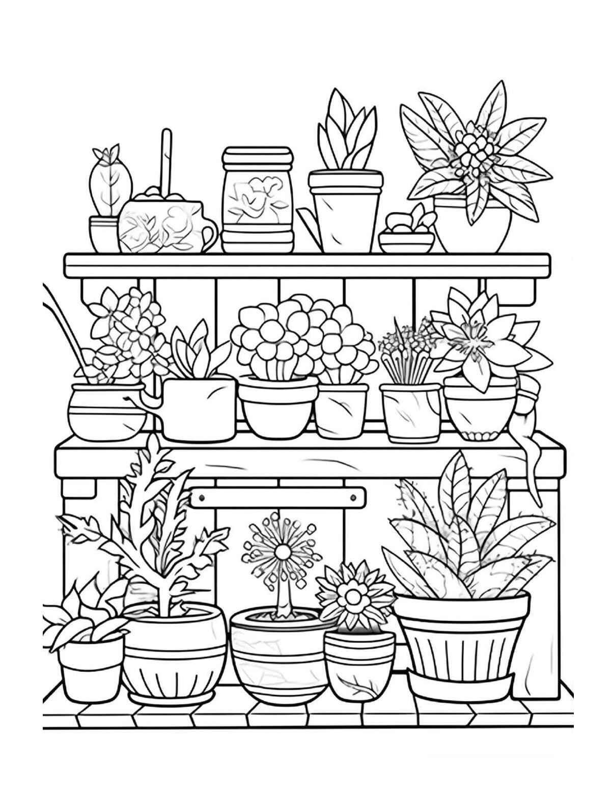 Garten Ausmalbilder 801