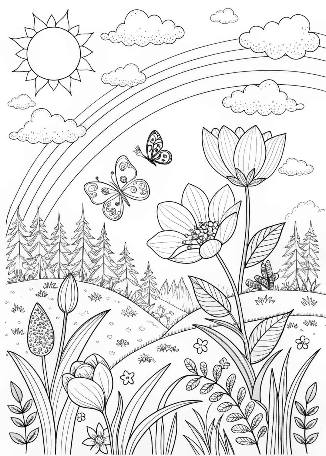 Garten Ausmalbilder 907