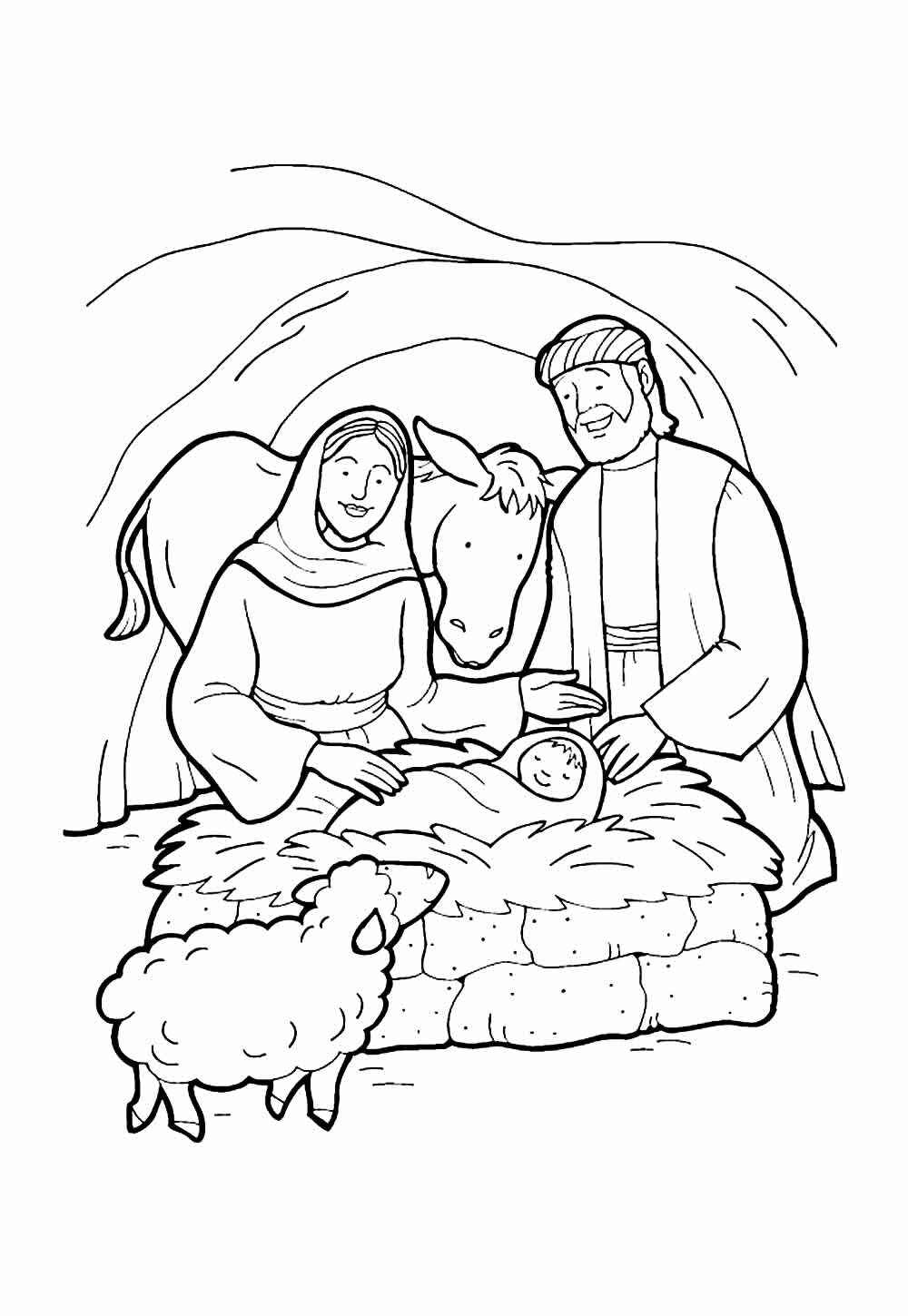 Geburt von Jesus Ausmalbilder 401