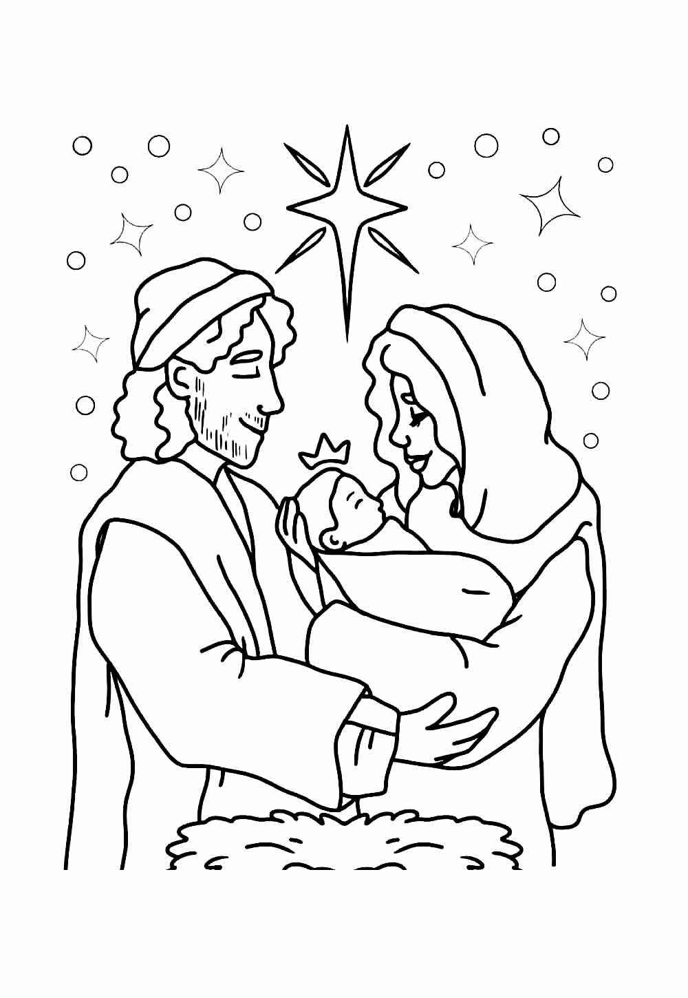 Geburt von Jesus Ausmalbilder 457