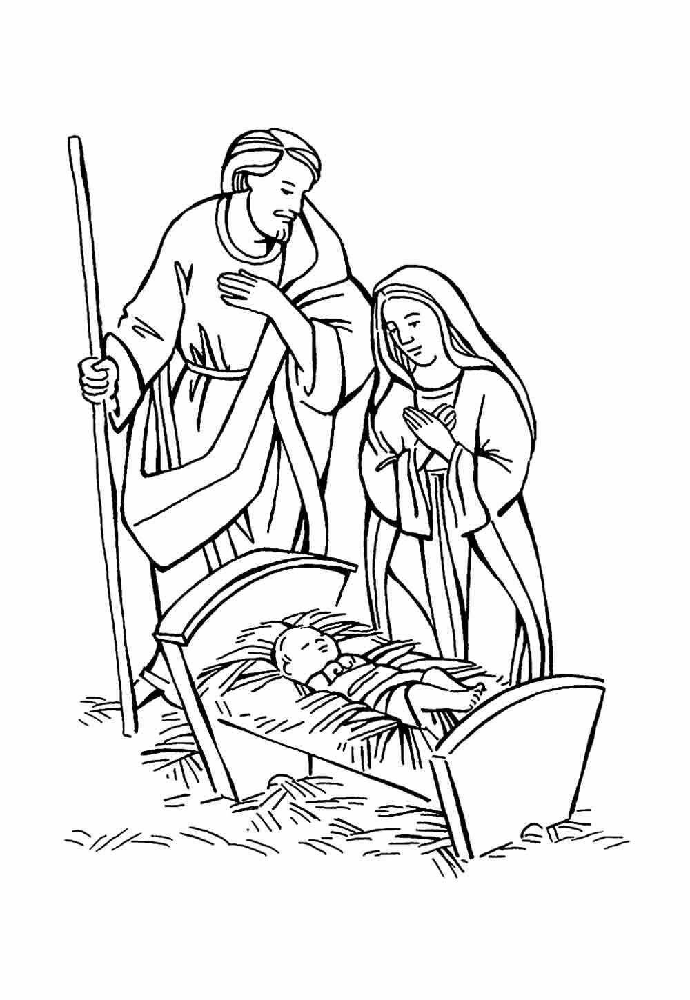 Geburt von Jesus Ausmalbilder 623