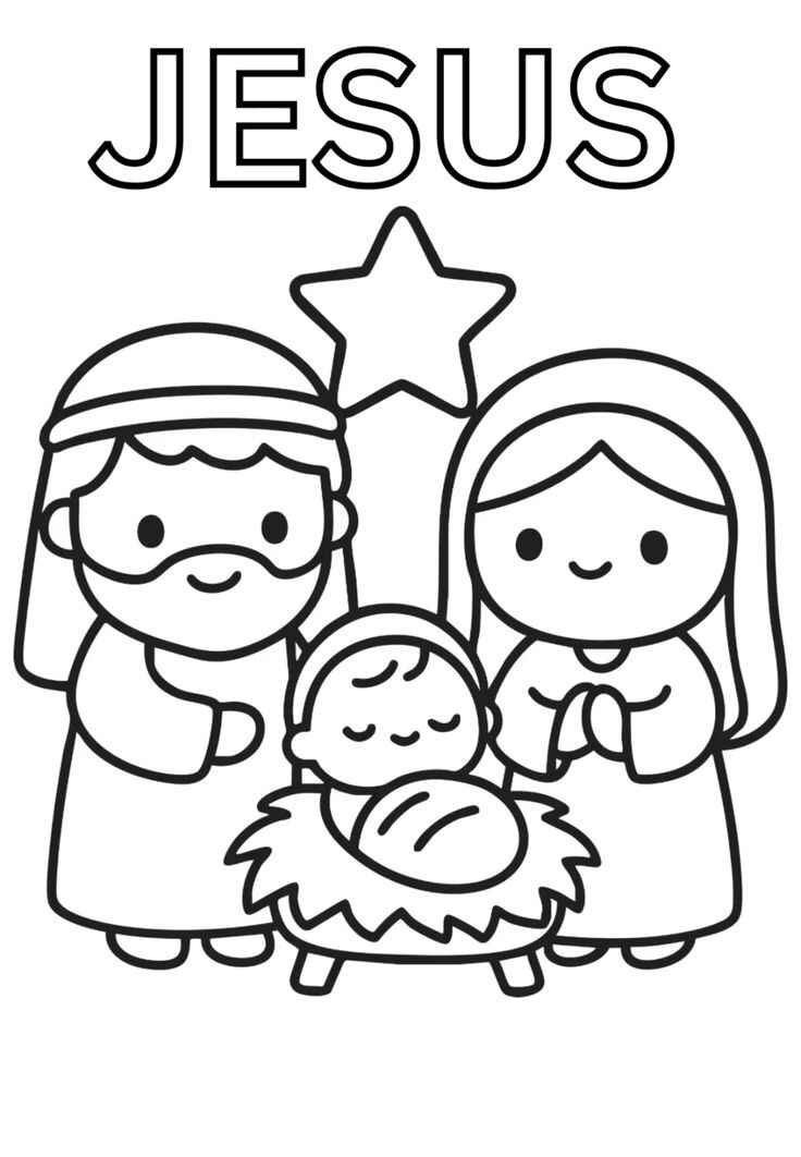 Geburt von Jesus Ausmalbilder 686