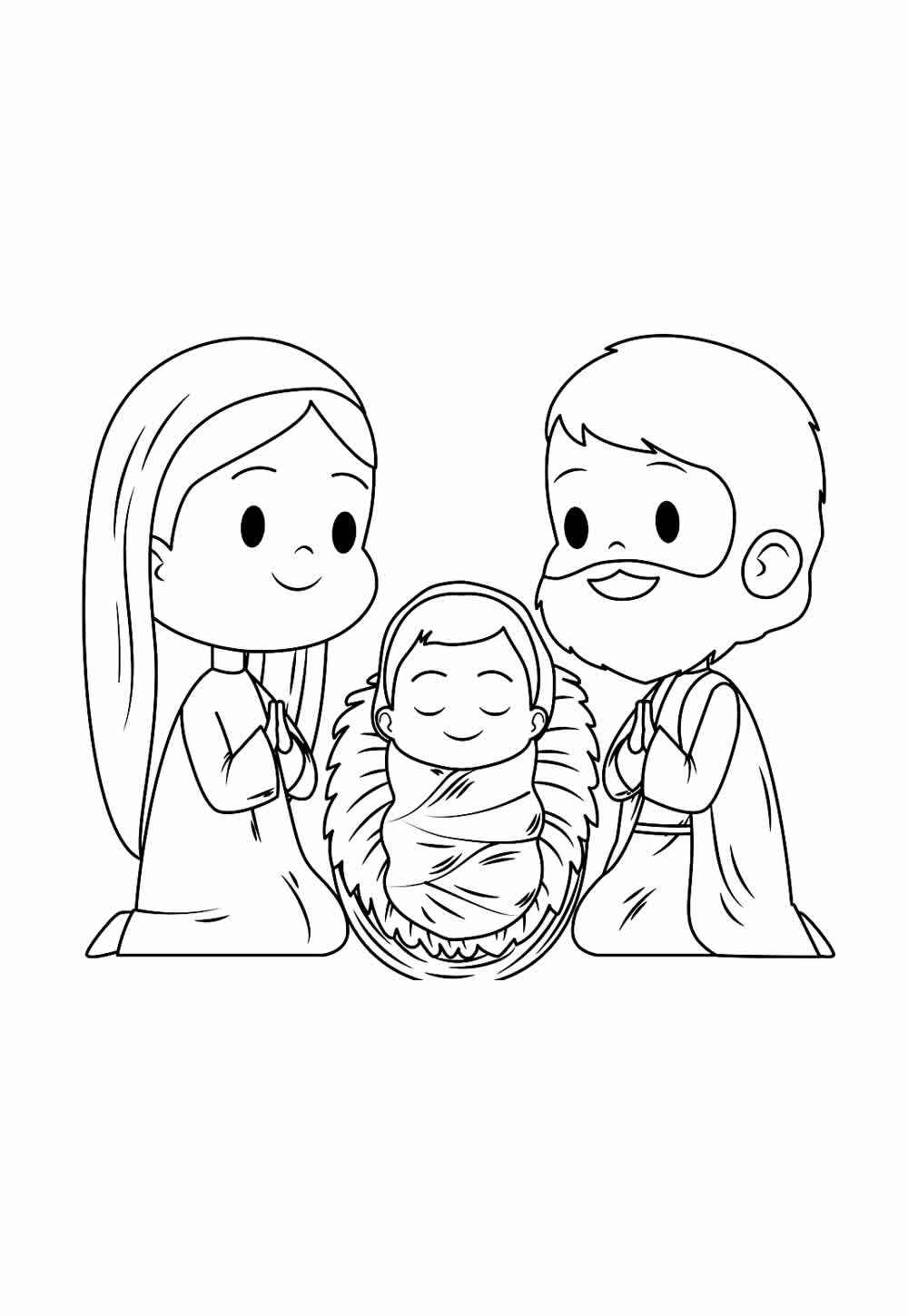 Geburt von Jesus Ausmalbilder 914