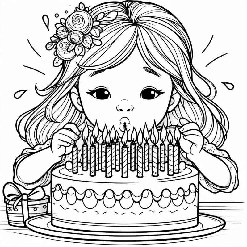 Geburtstag Ausmalbilder 335