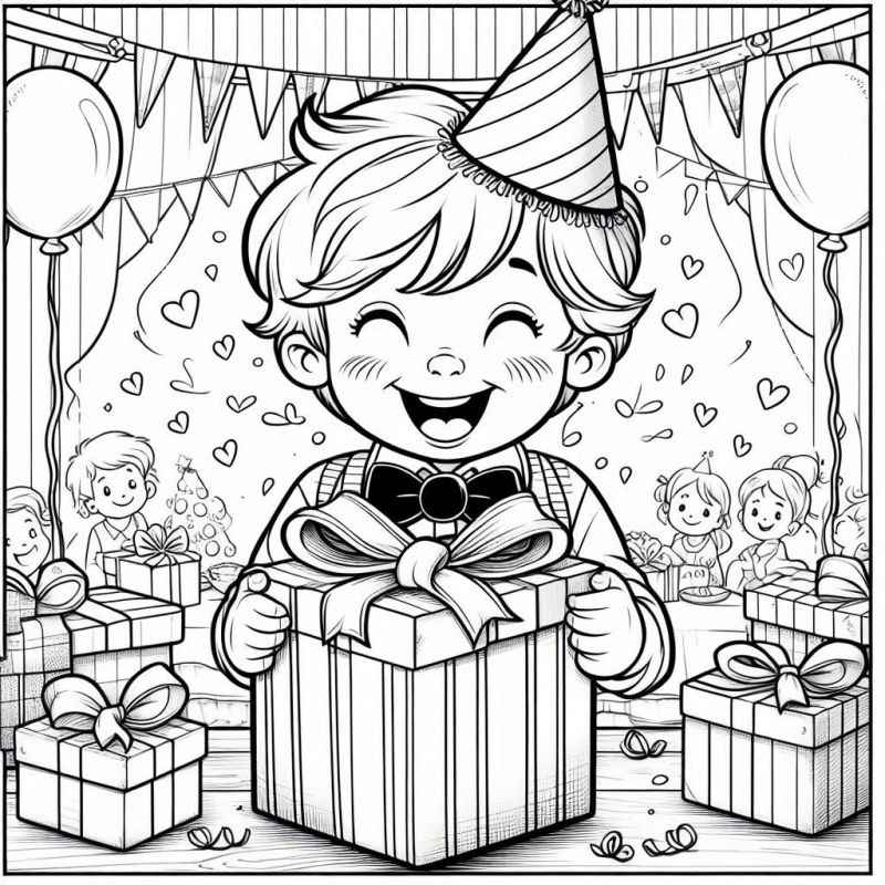 Geburtstag Ausmalbilder 440