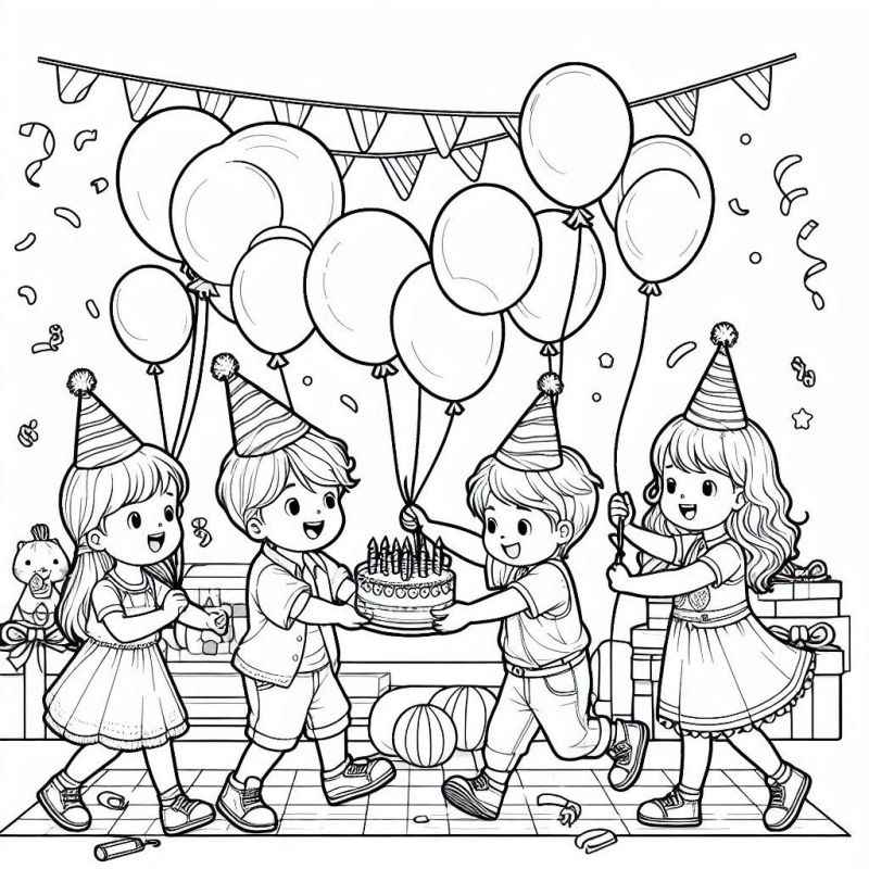 Geburtstag Ausmalbilder 625