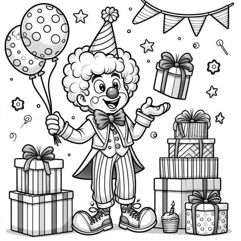 Geburtstag Ausmalbilder 802