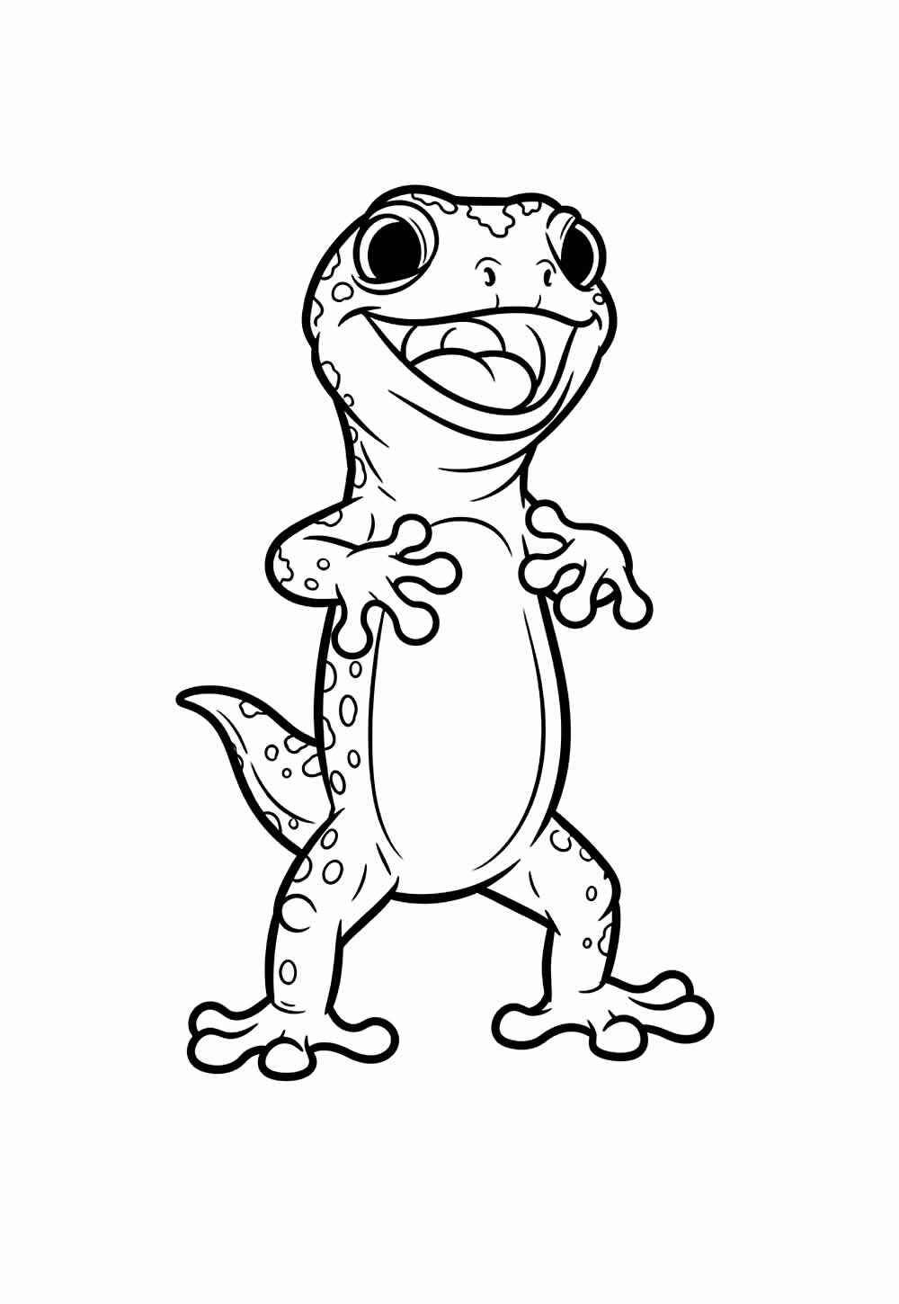 Gecko Ausmalbilder 034