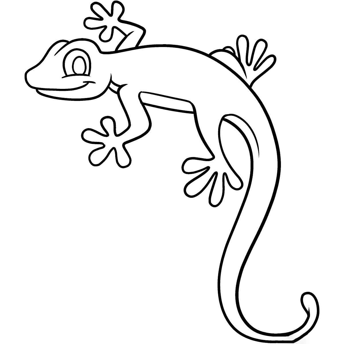 Gecko Ausmalbilder 936
