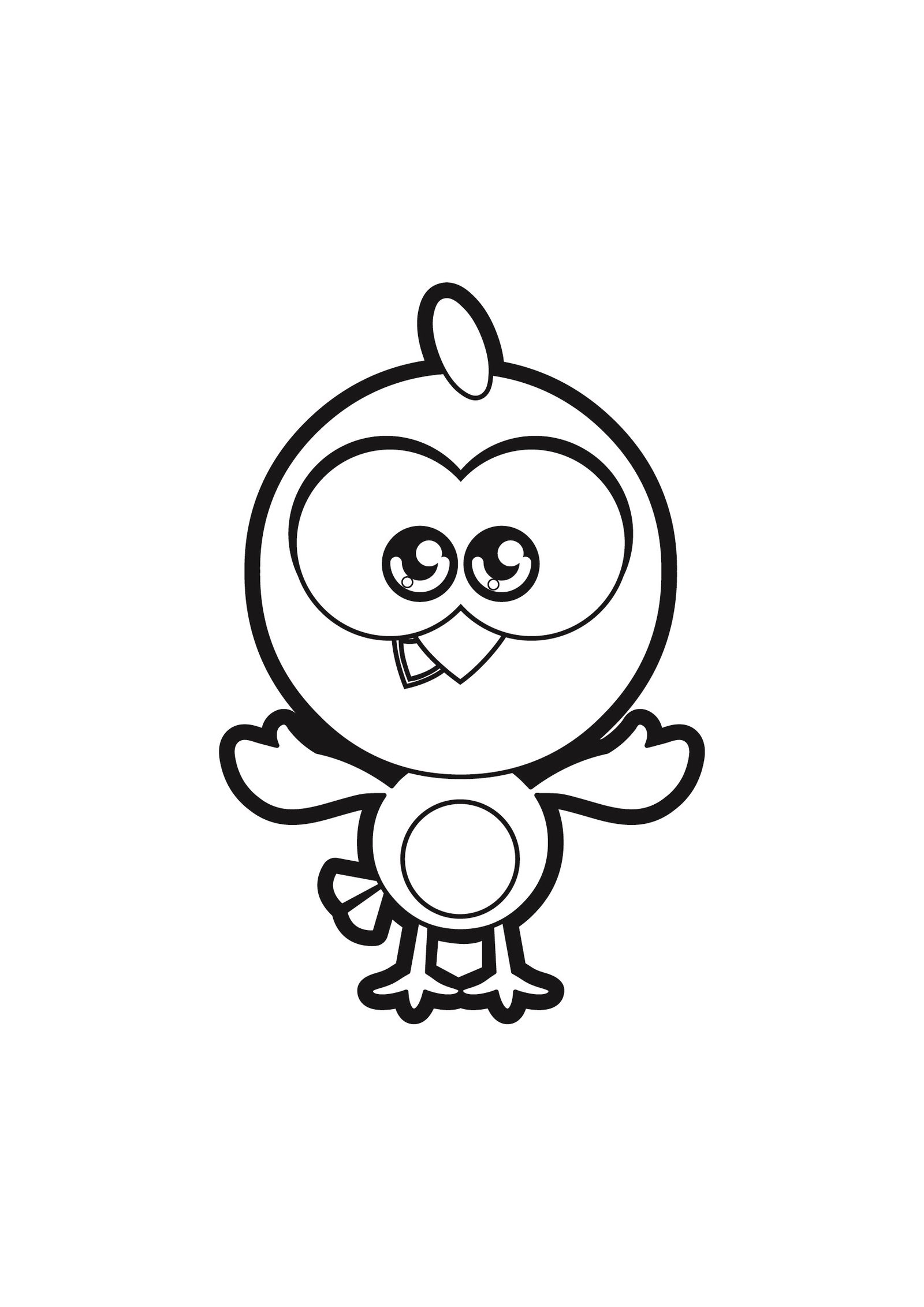 Gefleckte Henne Ausmalbilder 024