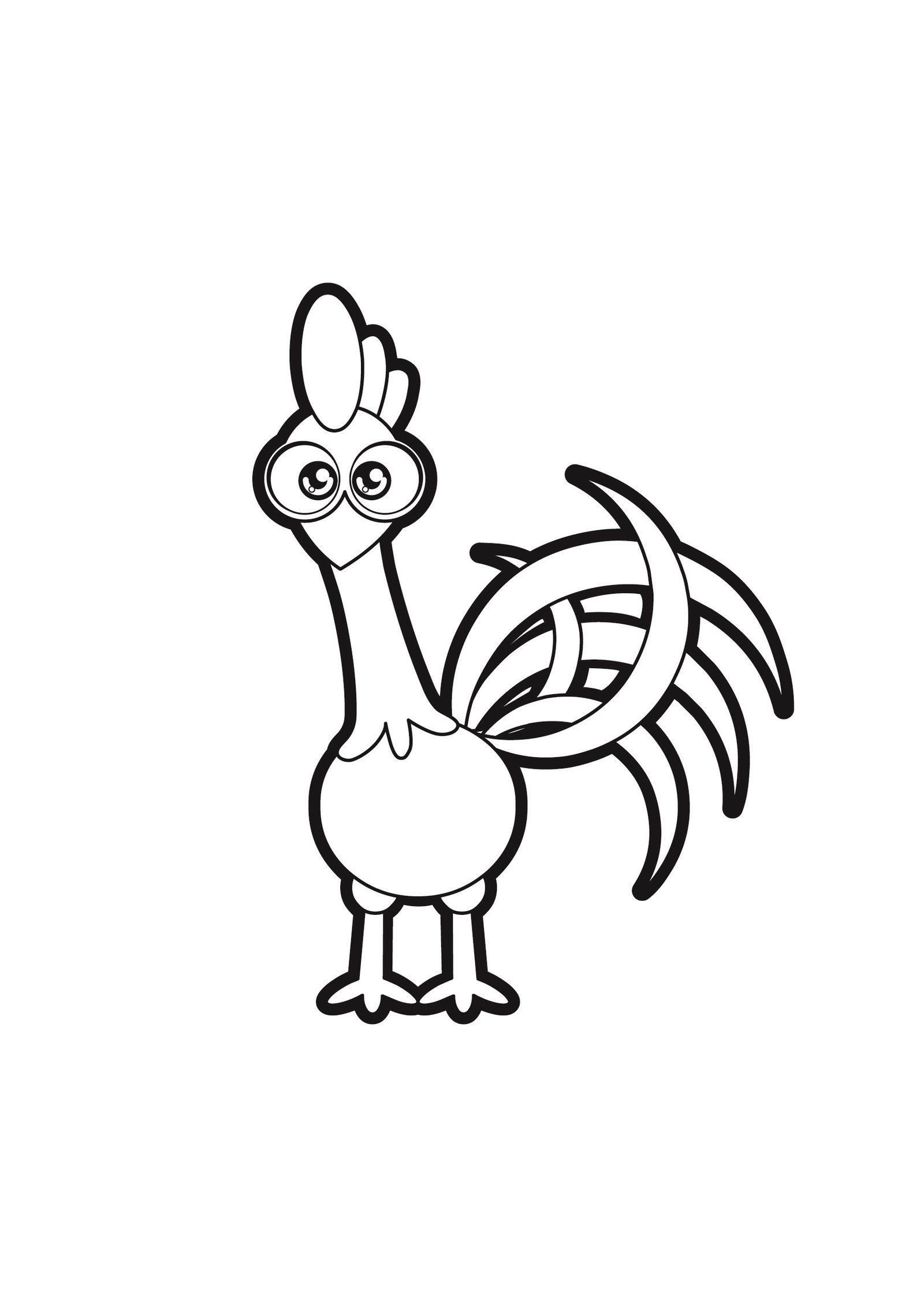 Gefleckte Henne Ausmalbilder 042