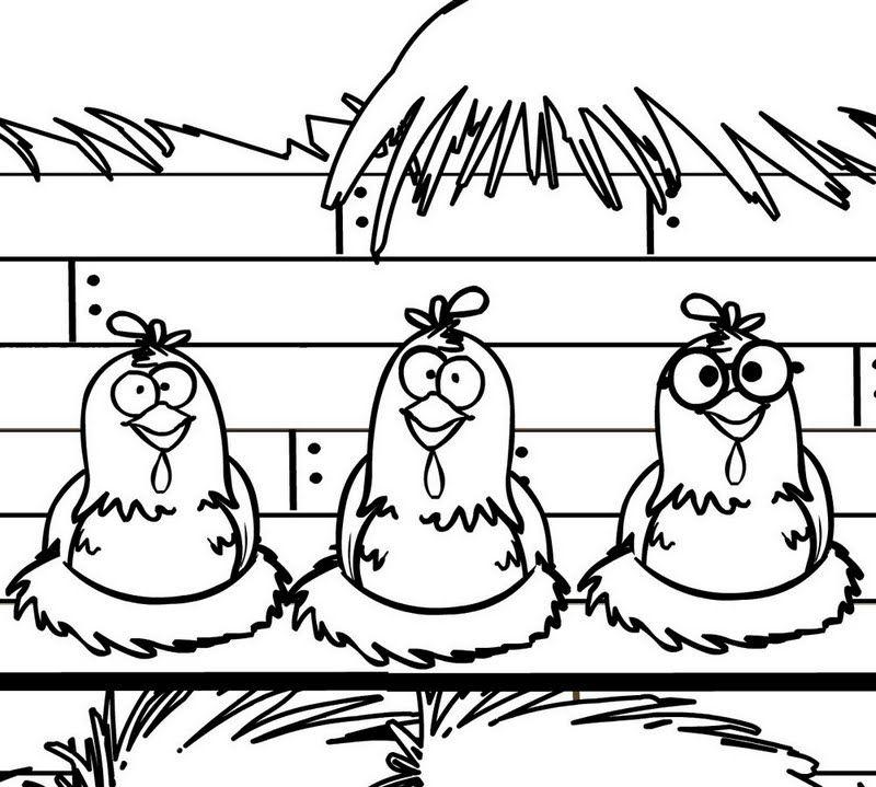 Gefleckte Henne Ausmalbilder 241