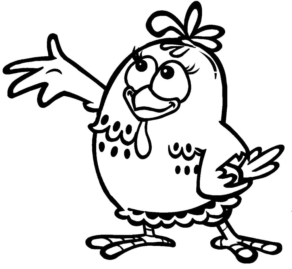 Gefleckte Henne Ausmalbilder 331