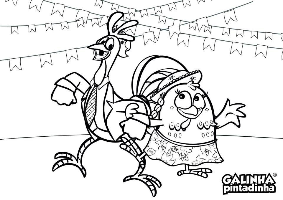 Gefleckte Henne Ausmalbilder 441