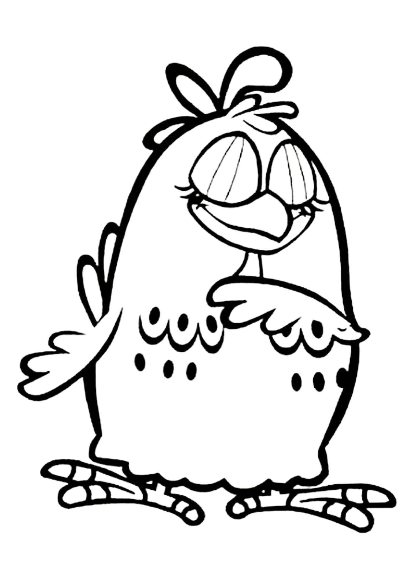 Gefleckte Henne Ausmalbilder 808