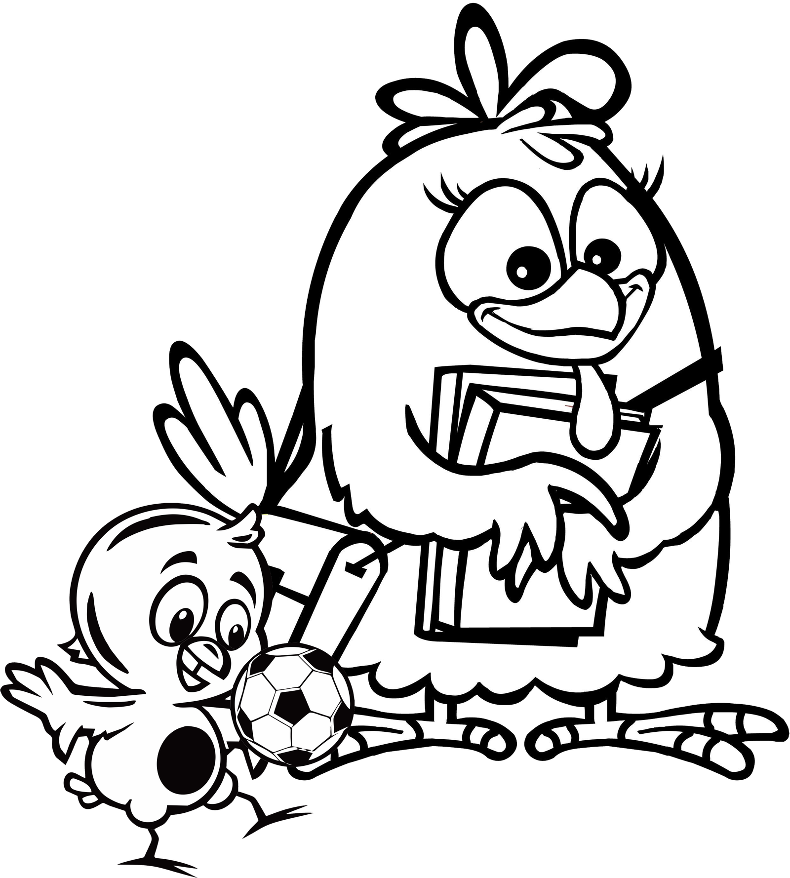 Gefleckte Henne Ausmalbilder 912