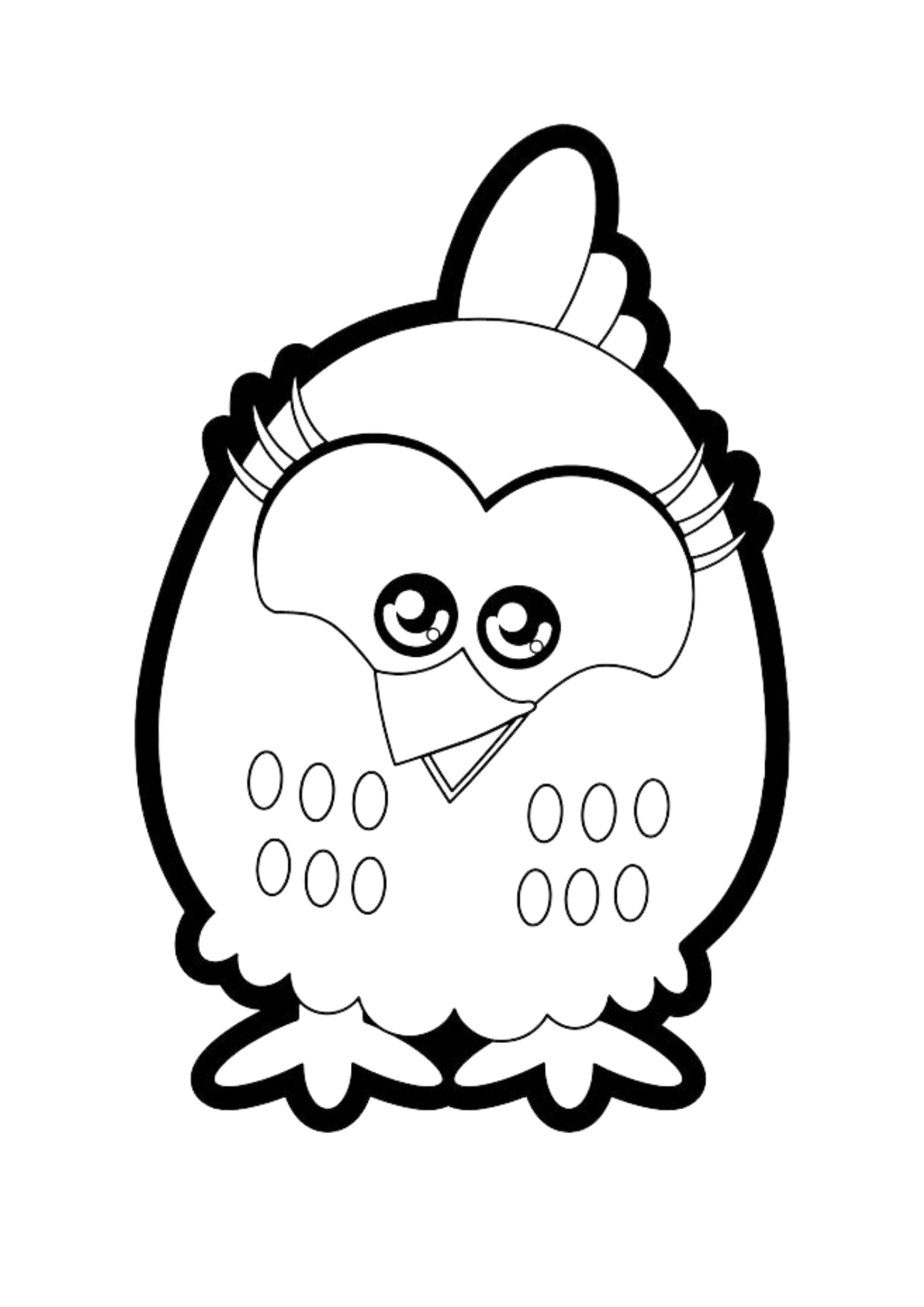 Gefleckte Henne Ausmalbilder 989