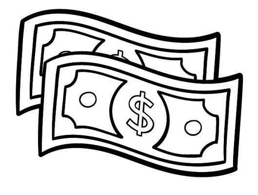 Geld Ausmalbilder 765