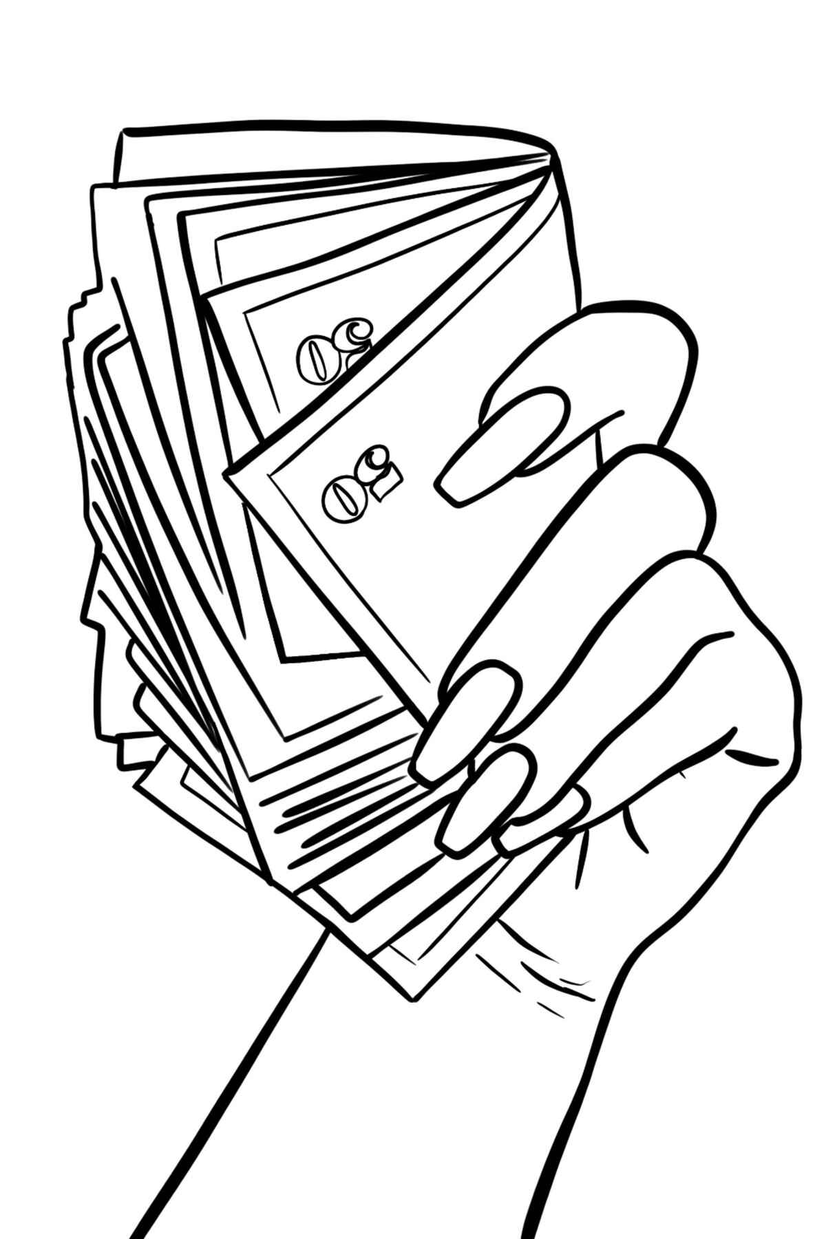 Geld Ausmalbilder 871