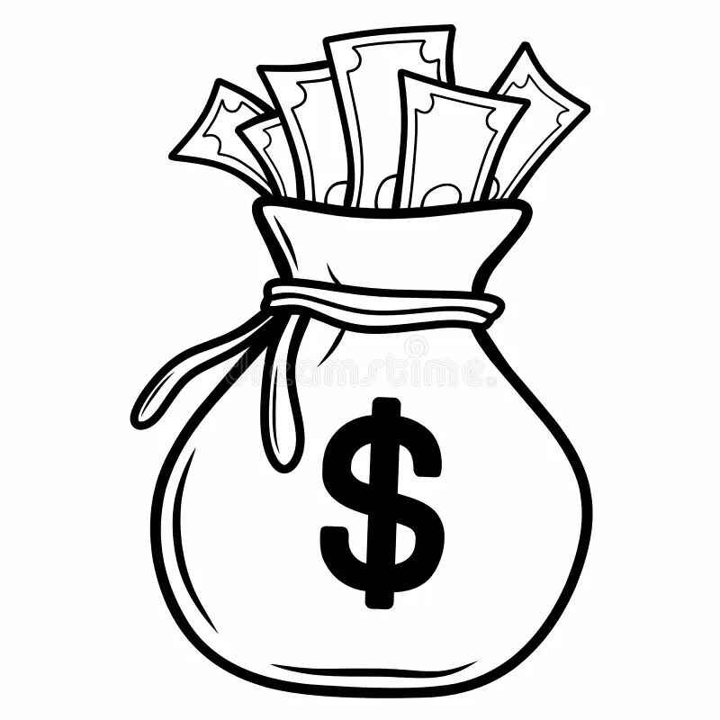 Geld Ausmalbilder 950