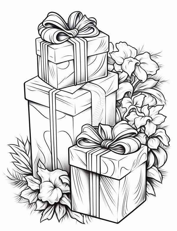 Geschenk Ausmalbilder 366