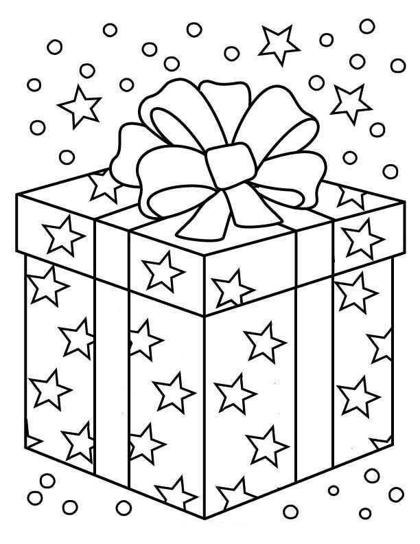 Geschenk Ausmalbilder 417