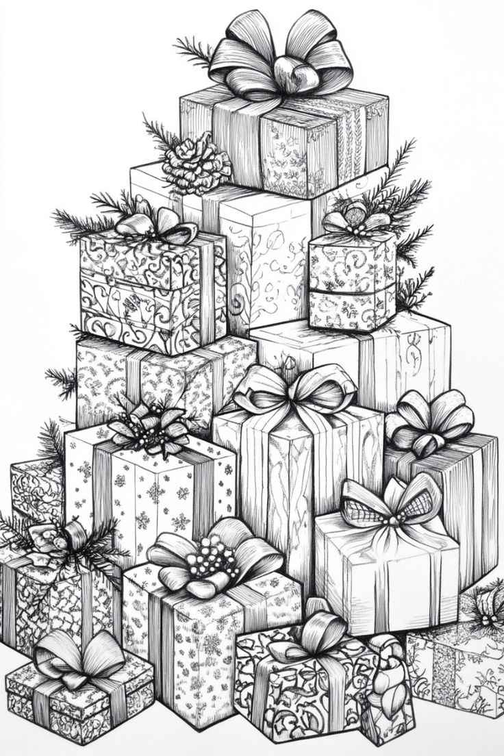 Geschenk Ausmalbilder 665