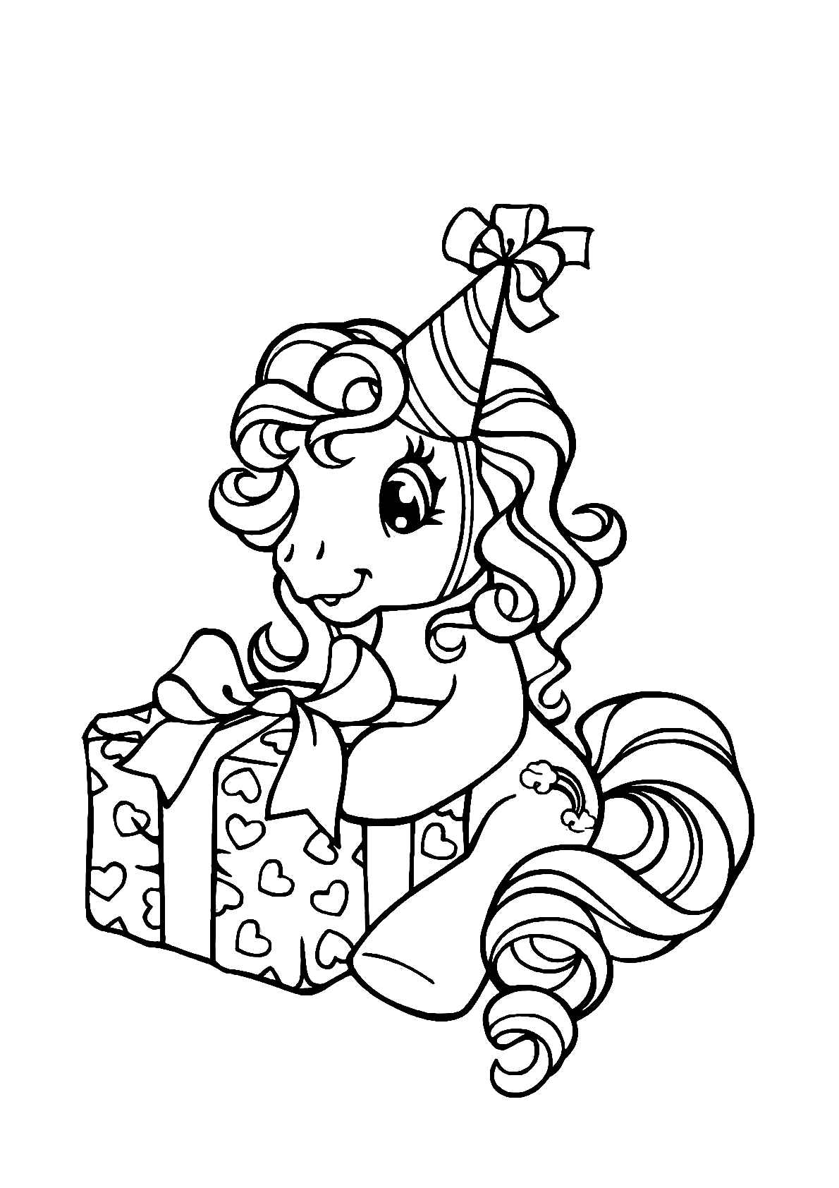 Geschenk Ausmalbilder 753