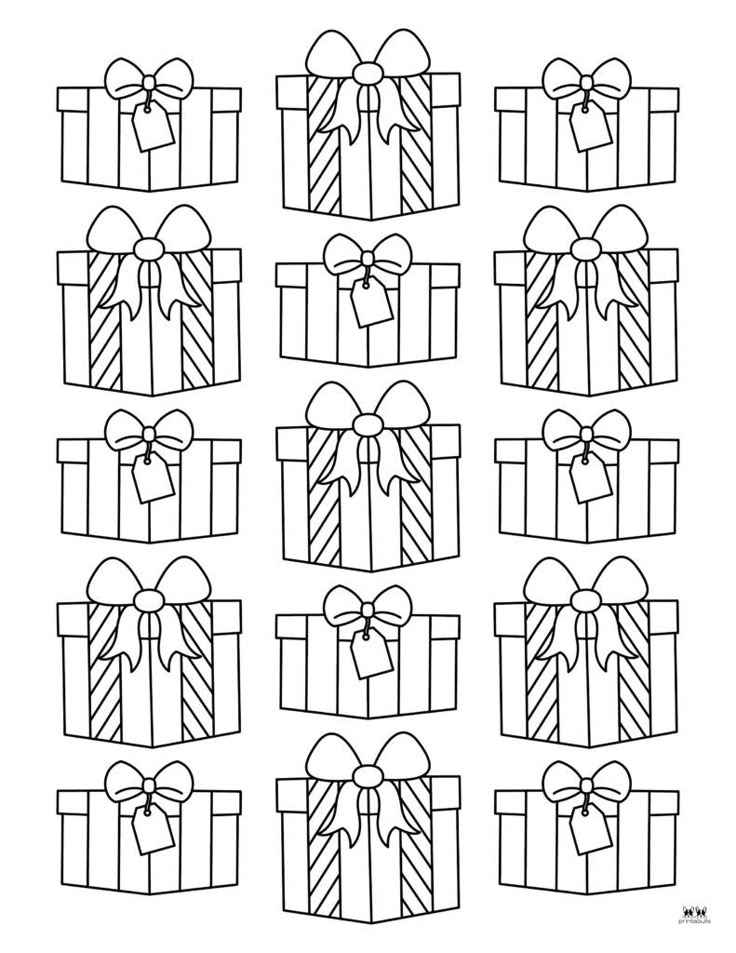 Geschenk Ausmalbilder 994