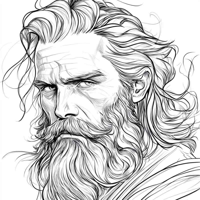 Gesicht Ausmalbilder 004