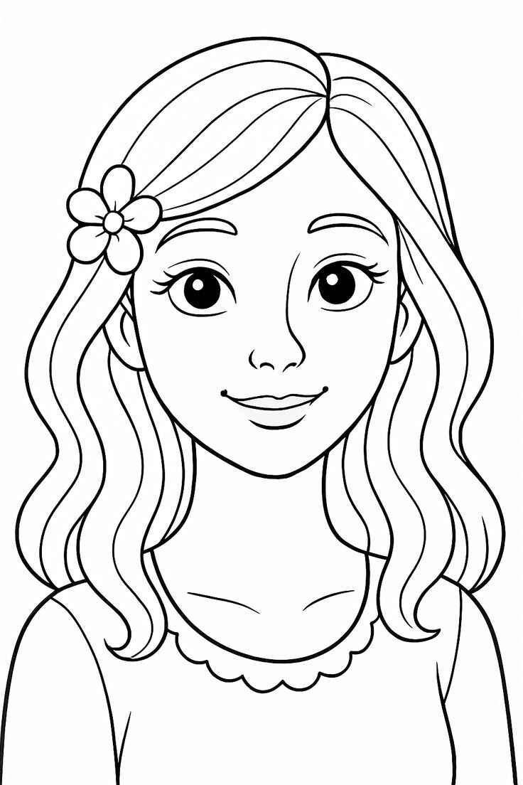 Gesicht Ausmalbilder 031