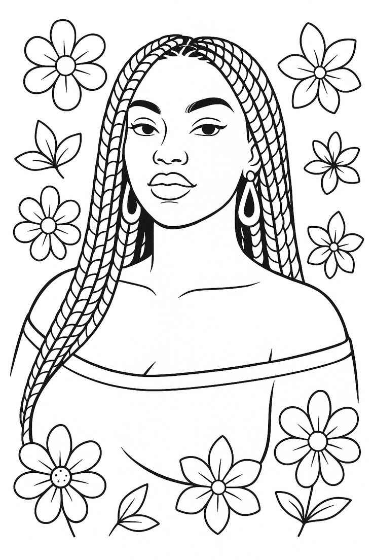 Gesicht Ausmalbilder 143