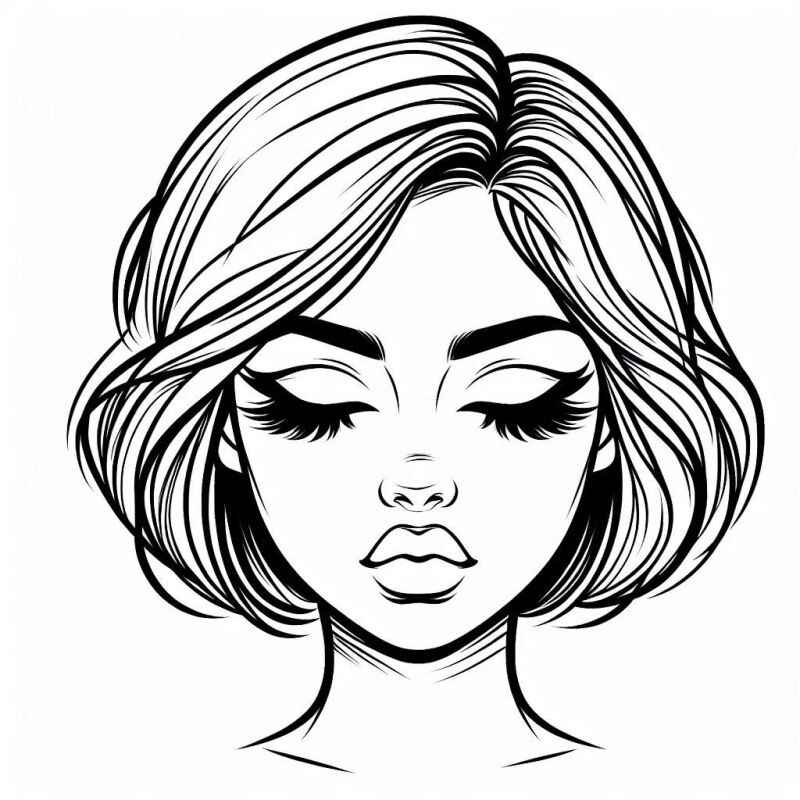 Gesicht Ausmalbilder 331