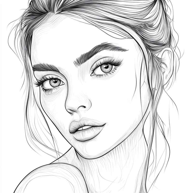 Gesicht Ausmalbilder 516