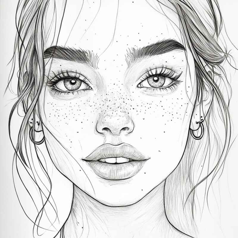 Gesicht Ausmalbilder 591