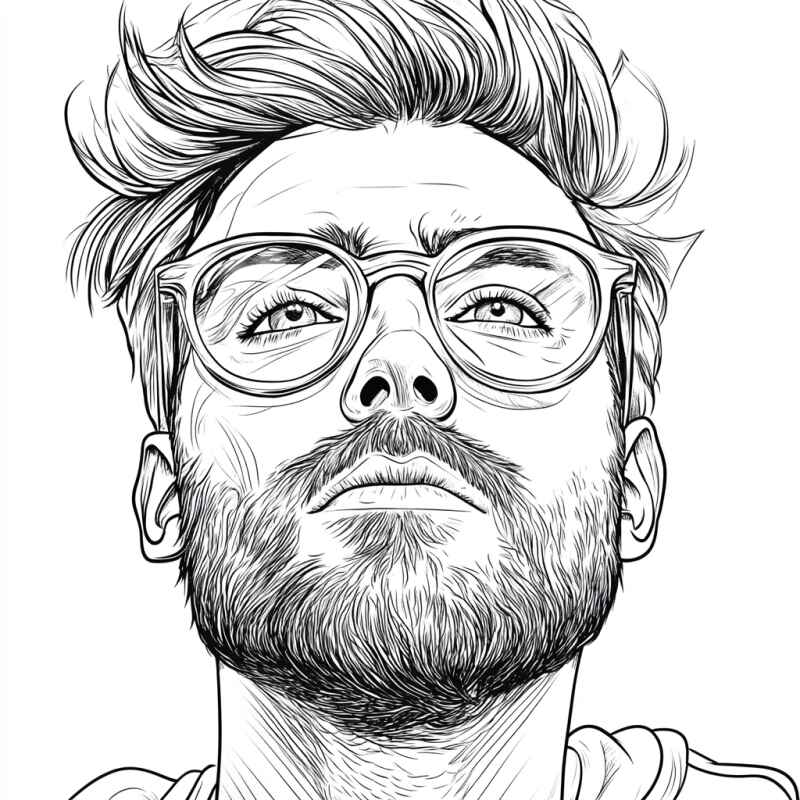 Gesicht Ausmalbilder 720