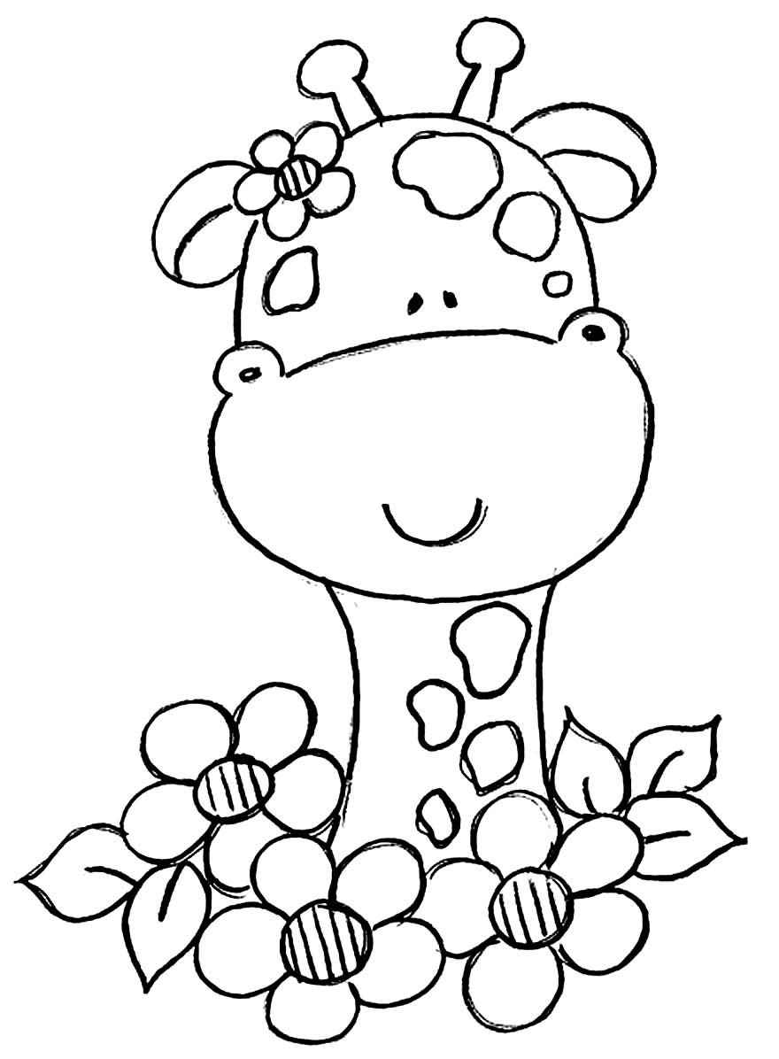 Giraffen Ausmalbilder 228