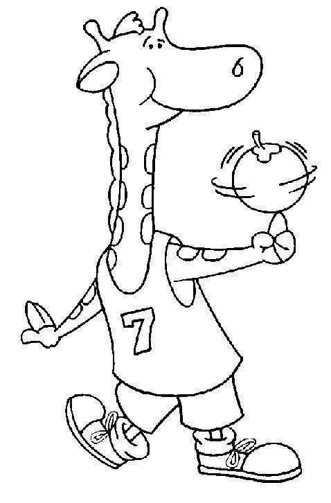 Giraffen Ausmalbilder 898