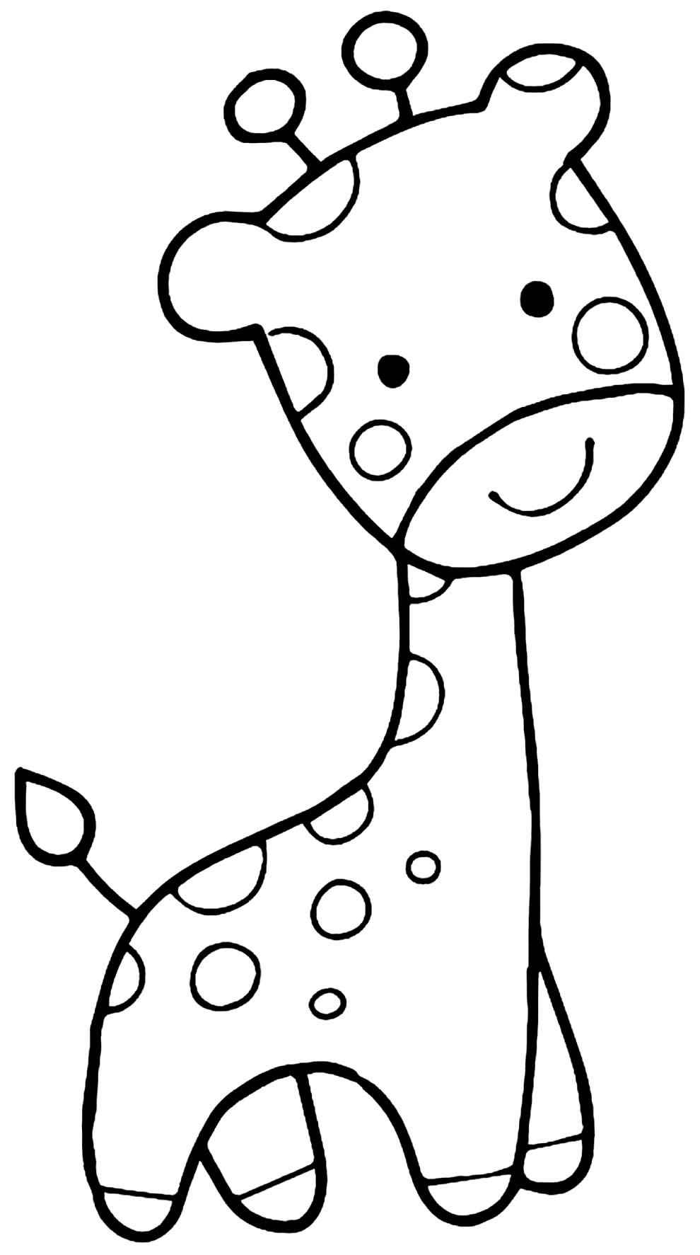 Giraffen Ausmalbilder 995