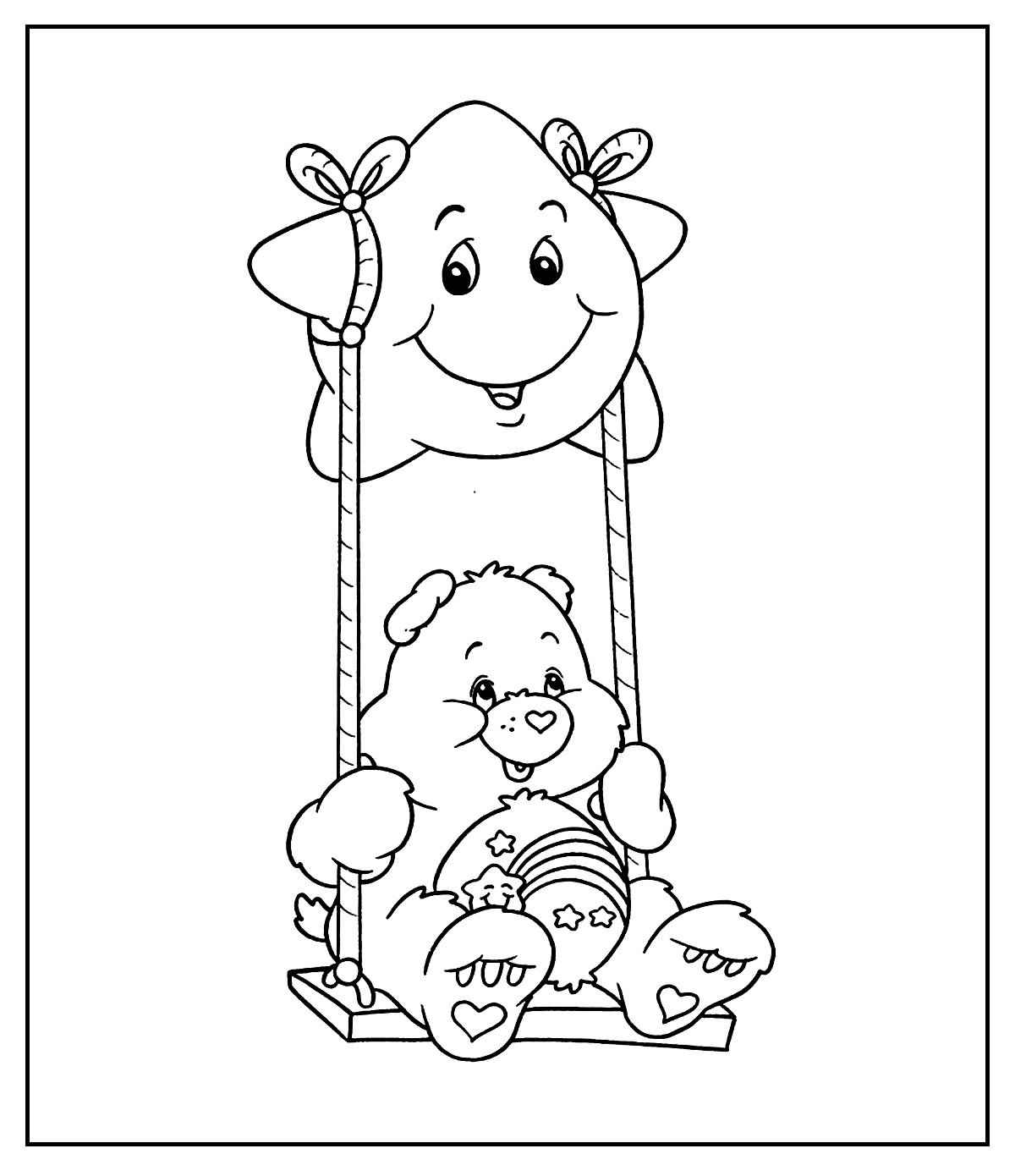 Glücksbärchis Ausmalbilder 038