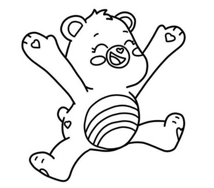 Glücksbärchis Ausmalbilder 066