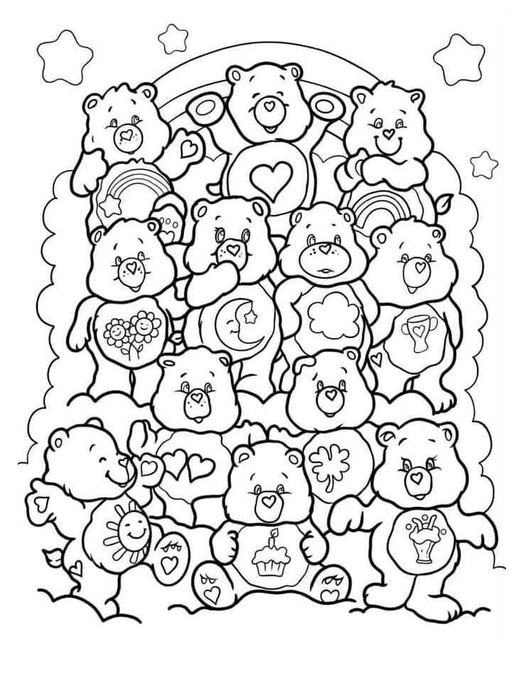 Glücksbärchis Ausmalbilder 274