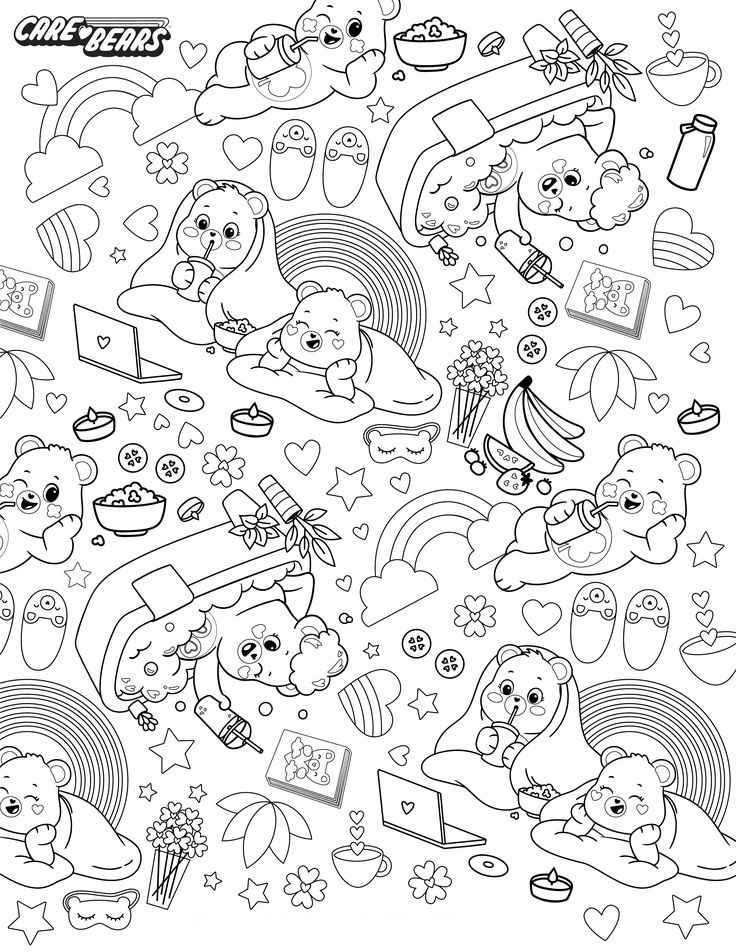 Glücksbärchis Ausmalbilder 453