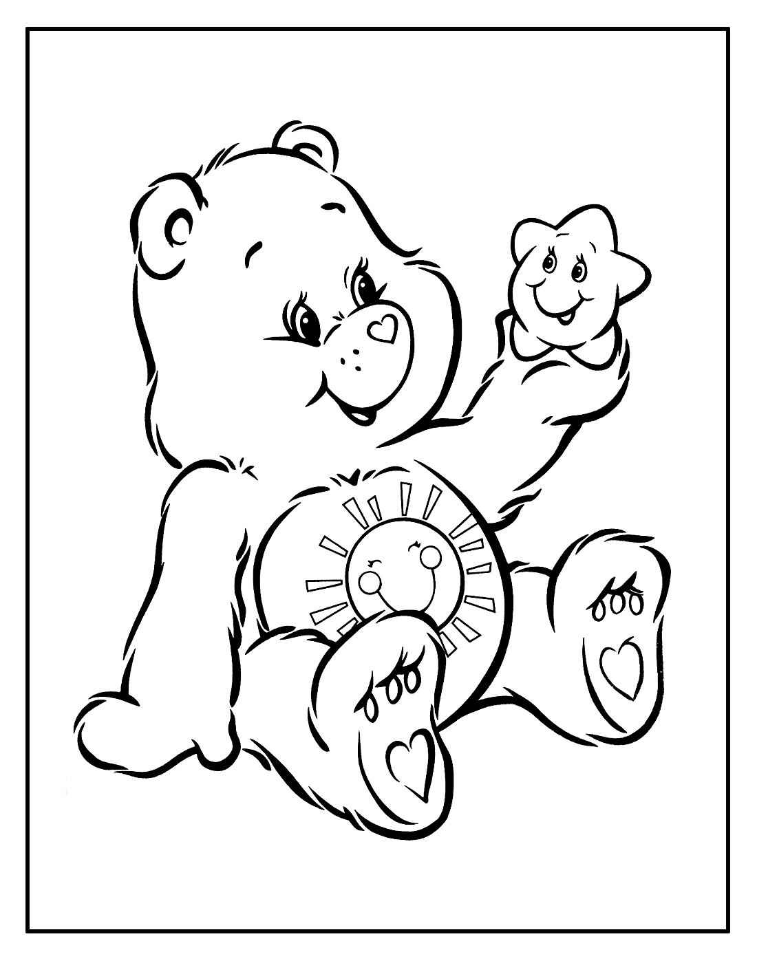 Glücksbärchis Ausmalbilder 455